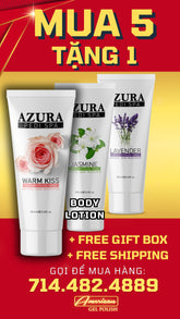 (CHRISTMAS SALE) AZURA Lotion - Buy 5 Get 1 Free (60pcs/box)-Nails Deal & Beauty Supply- Nail Supply American Gel Polish - Phuong Ni